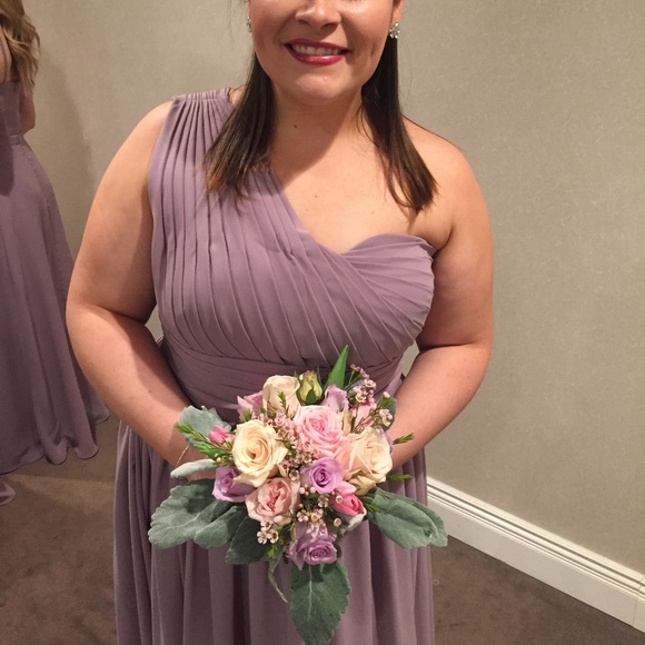 One Shoulder BRIDESMAID dress - Picture 2 of 3